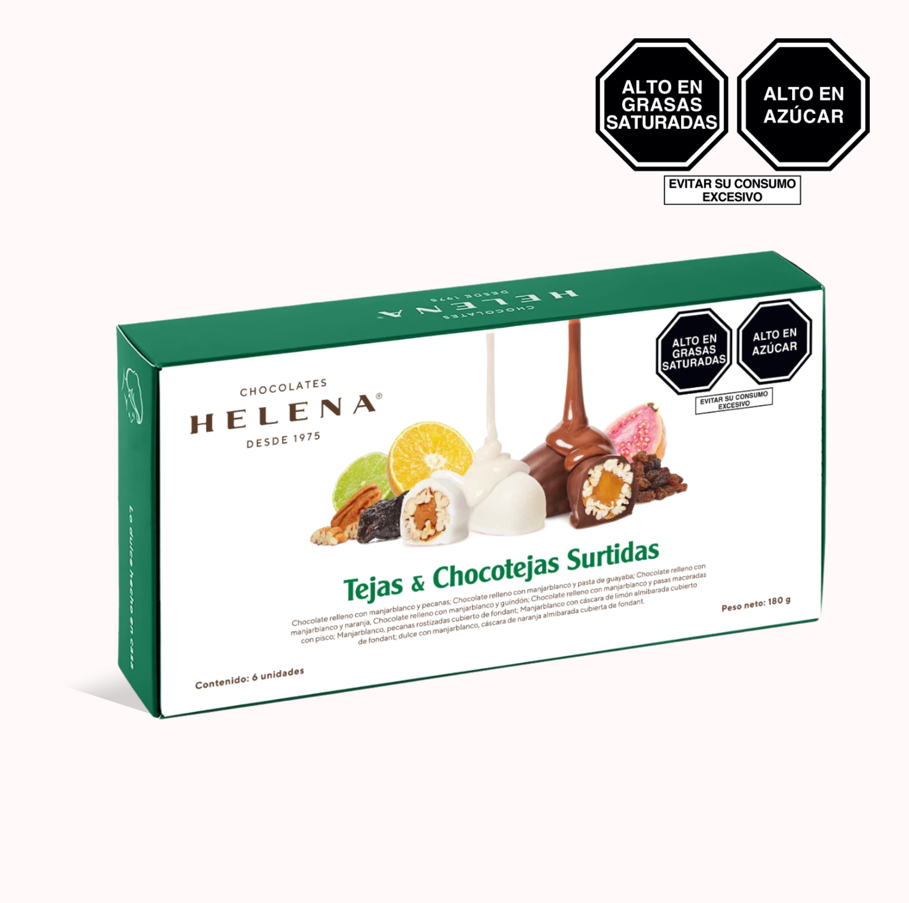 Tejas y Chocotejas Surtidas 180g x 6 unds