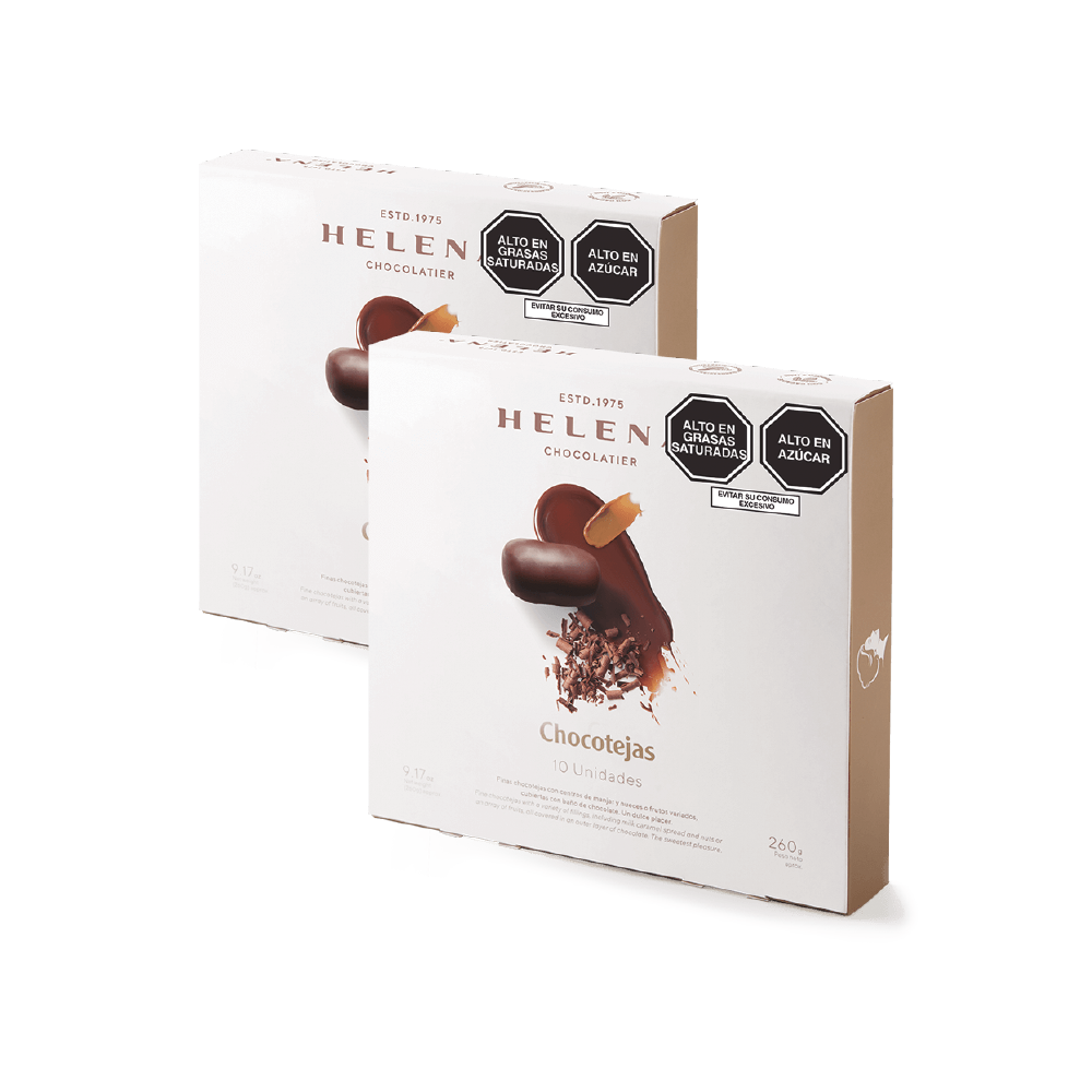 Helena Chocolatier Chocolates, Tejas y Chocotejas