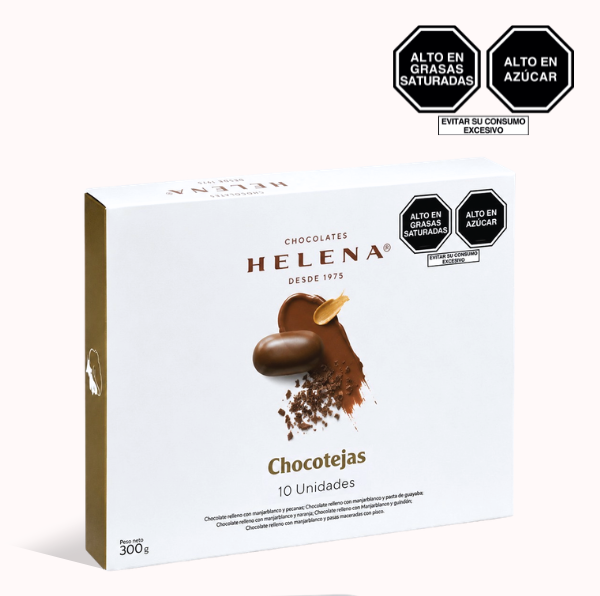 Chocotejas Surtidas Caja 300 g  con 10 unds