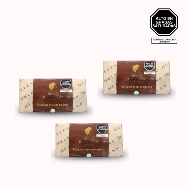 3x2 en Chocolate de taza Pasta pura de cacao orgánico 100g