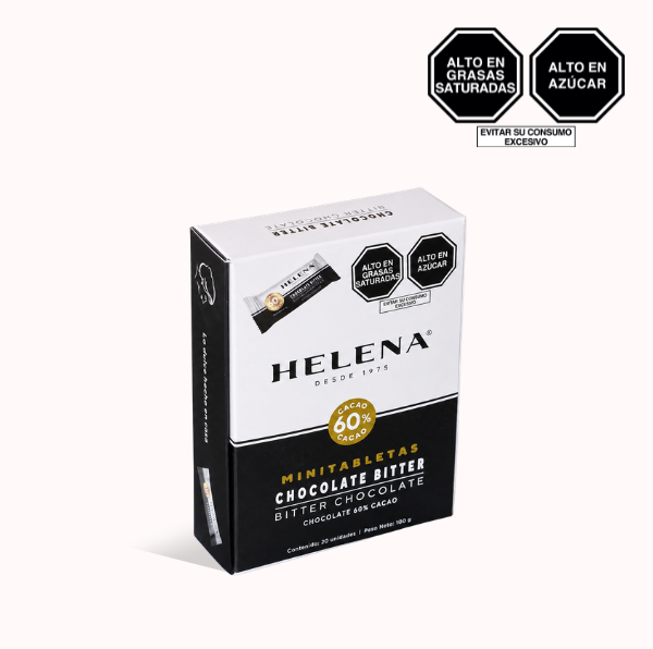Caja Minitabletas Chocolate Bitter 20 unds