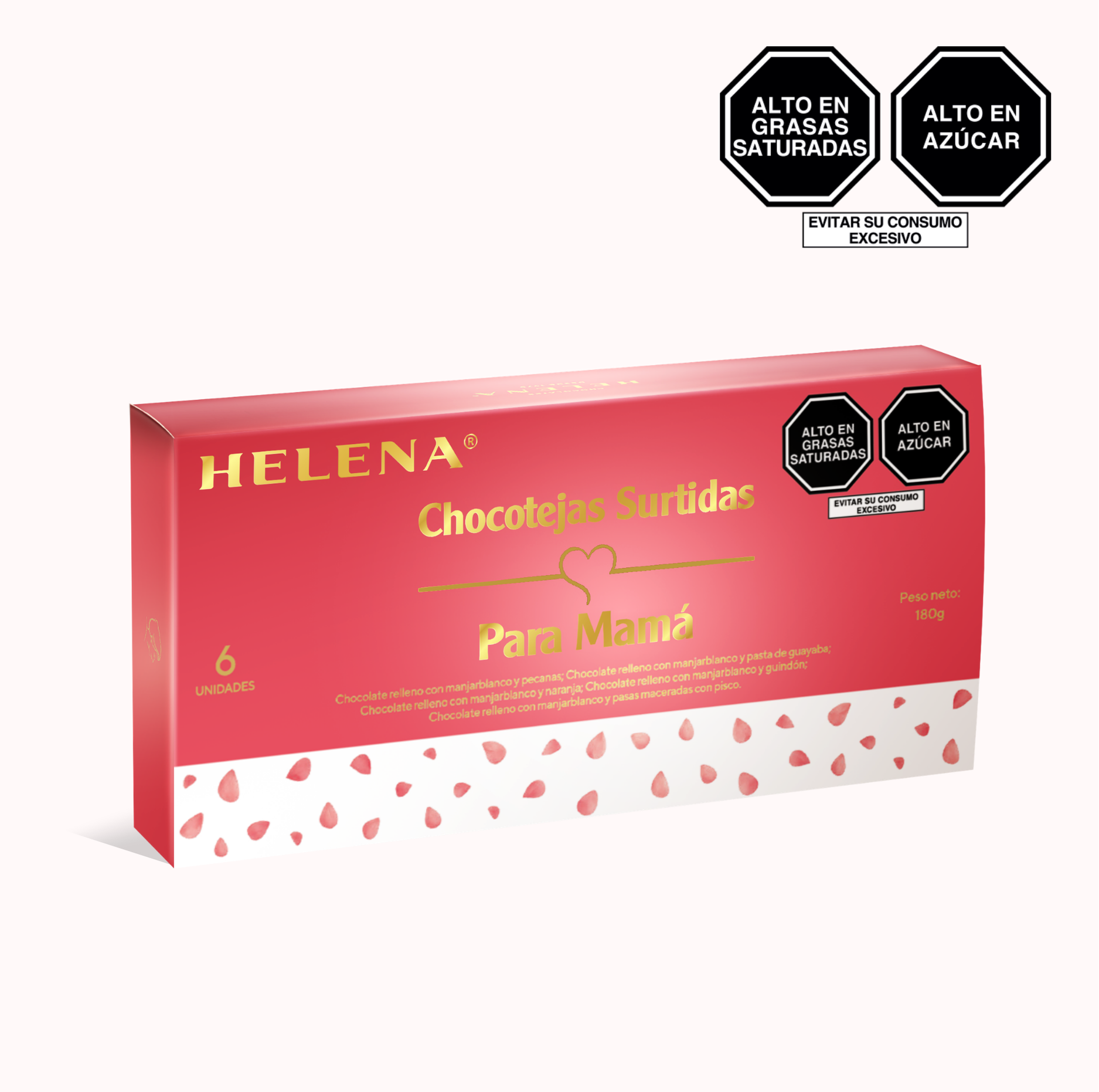 Chocotejas Surtidas Edición Mamá 180g x 6 unds