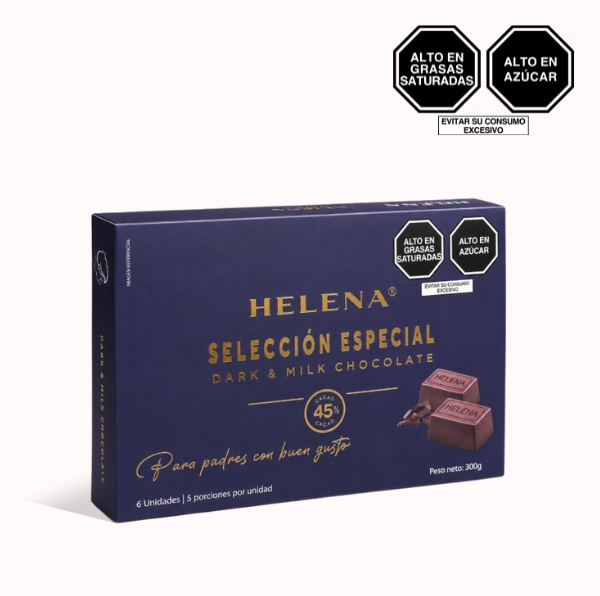 Caja Chocolate Selección Especial    6 unds de 50gr Edición Papá